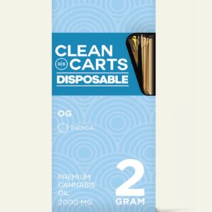 OG 2G DISPOSABLE CLEAN CARTS
