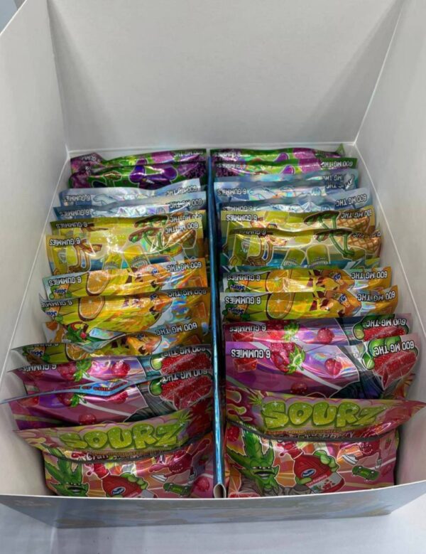 Wholesale Sourz Gummies 600mg
