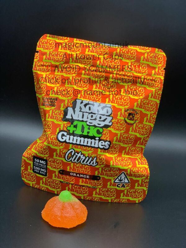 Koko Nuggz Citrus Orange | 500 mg THC Gummies